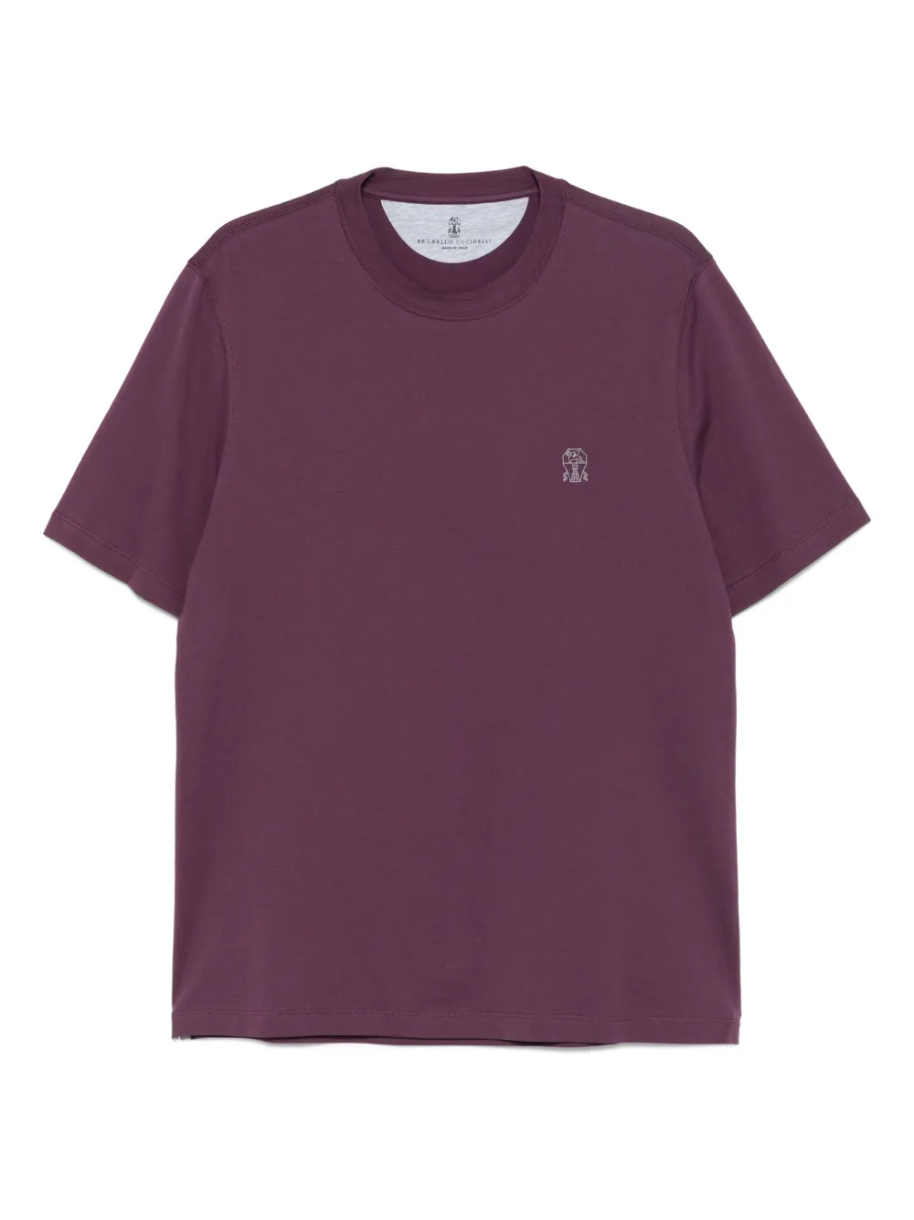 Футболка с вышитым логотипом Brunello Cucinelli, фиолетовый
Футболка с вышитым логотипом Brunello Cucinelli, фиолетовый