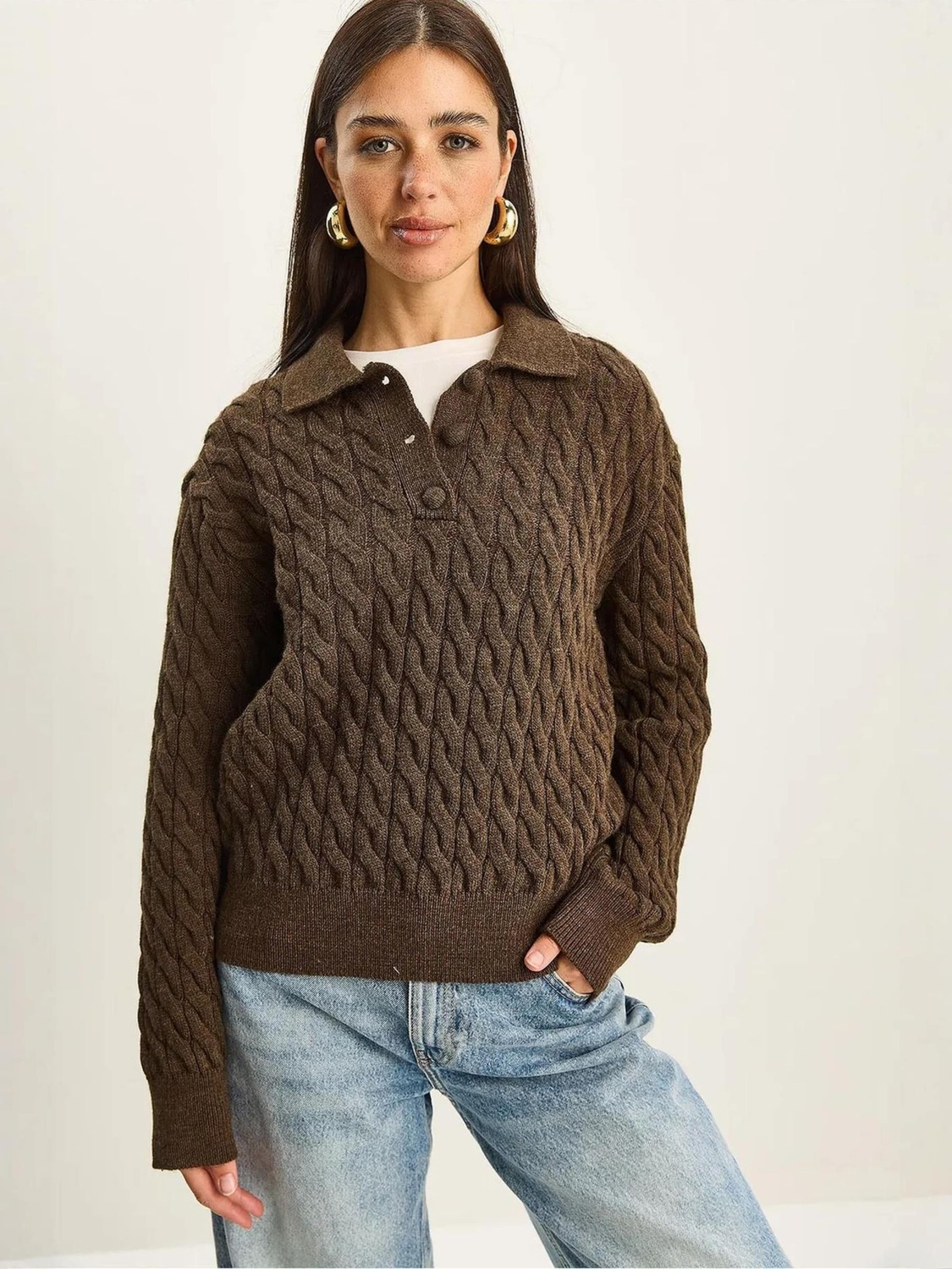 Bianco Lucci Свитер в коричневом цвете
Bianco Lucci Свитер в коричневом цвете