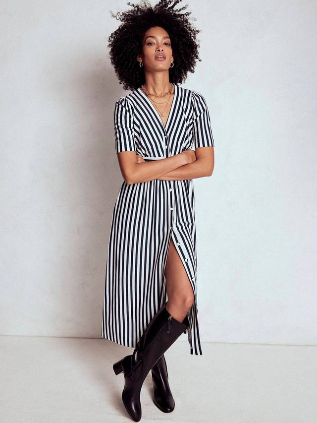 Платье Natalia в полоску Boden, Navy/Ivory
Платье Natalia в полоску Boden, Navy/Ivory