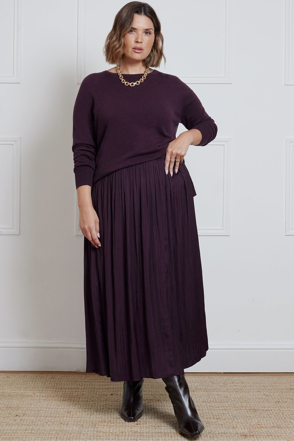 Джемпер с круглым вырезом Live Unlimited, фиолетовый
Джемпер с круглым вырезом Live Unlimited, фиолетовый