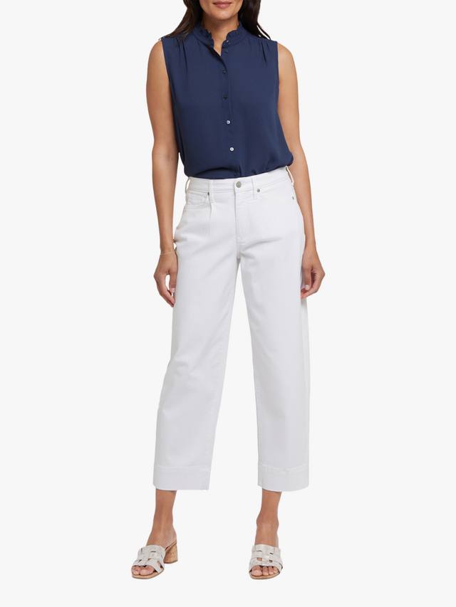 Джинсы-баллоны с высокой посадкой на лодыжках NYDJ, цвет Optic White
Джинсы-баллоны с высокой посадкой на лодыжках NYDJ, цвет Optic White