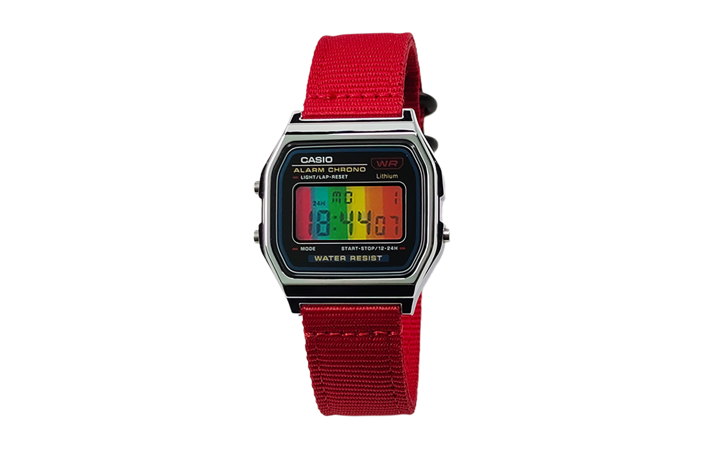 CASIO Мужские часы Retrofit Series с кварцевым механизмом и нейлоновым ремешком, черный циферблат
CASIO Мужские часы Retrofit Series с кварцевым механизмом и нейлоновым ремешком, черный циферблат