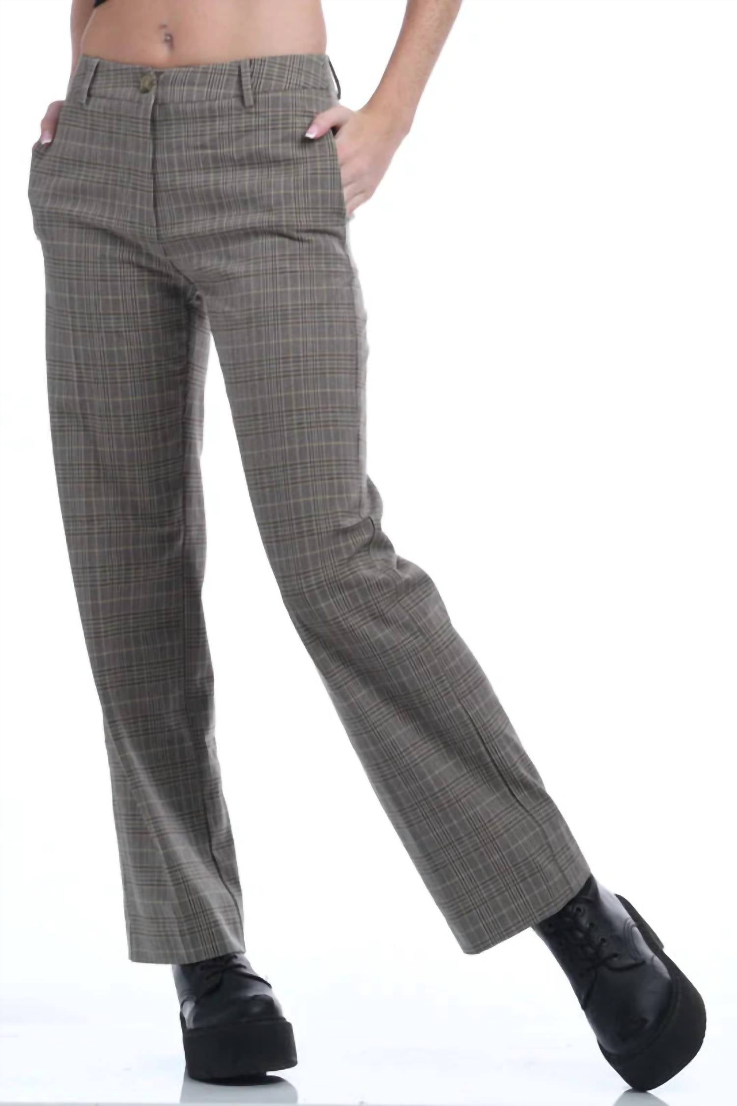 Детские клетчатые брюки в черно-сером цвете KatieJnyc
Детские клетчатые брюки в черно-сером цвете KatieJnyc