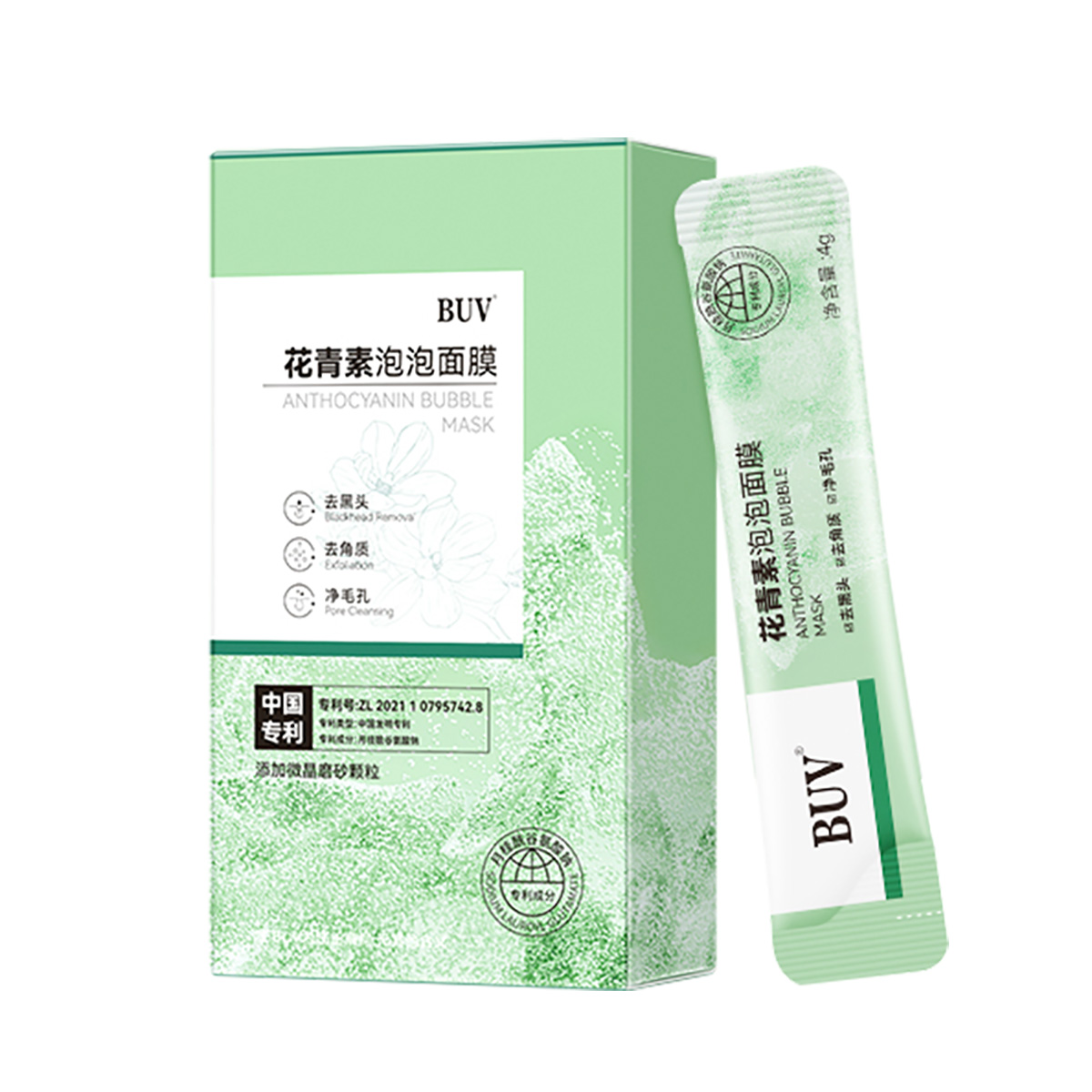Унисекс маска для лица BUV, anthocyanin bubble mask 4g*12 strips
Унисекс маска для лица BUV, anthocyanin bubble mask 4g*12 strips