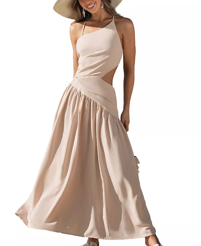 Женское платье-макси Made the Cut бежевое пляжное Cupshe
Женское платье-макси Made the Cut бежевое пляжное Cupshe