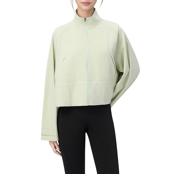 Женская легкая куртка-бомбер на молнии с воротником стойкой и свободным кроем Anna-Kaci, Green
Женская легкая куртка-бомбер на молнии с воротником стойкой и свободным кроем Anna-Kaci, Green