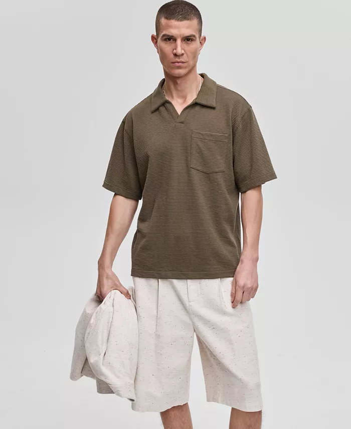 Мужская поло с фактурной вязкой Mode of One, зеленый
Мужская поло с фактурной вязкой Mode of One, зеленый