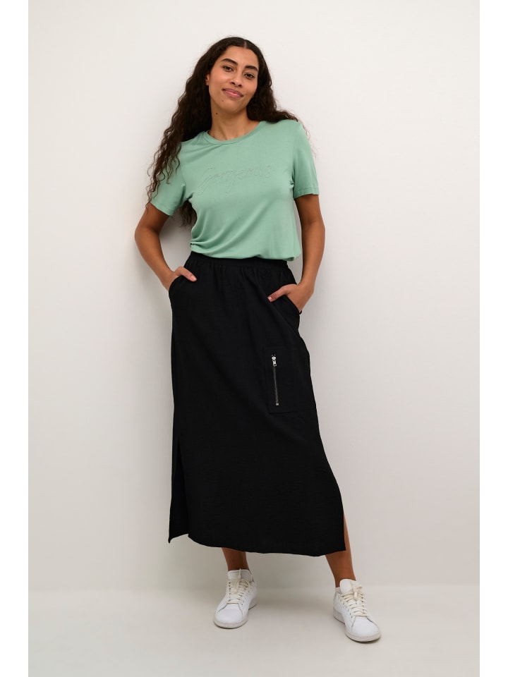 Юбка длиной до колена Kaffe, глубокий черный
Юбка длиной до колена Kaffe, глубокий черный