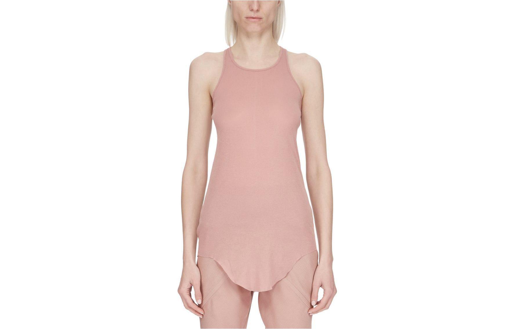 Майка без рукавов с рубчиком RICK OWENS, серо-розовая
Майка без рукавов с рубчиком RICK OWENS, серо-розовая