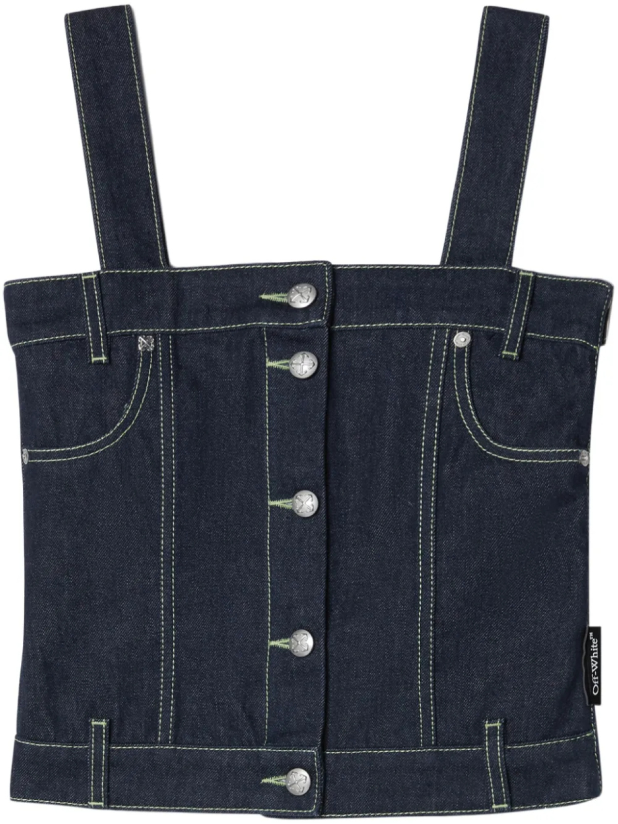 Off-White джинсовый топ-корсет, синий
Off-White джинсовый топ-корсет, синий