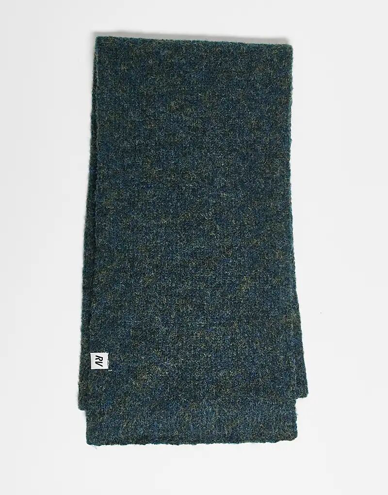 Регенерированный винтажный шарф унисекс с фирменной символикой в бирюзовом цвете
Регенерированный винтажный шарф унисекс с фирменной символикой в бирюзовом цвете