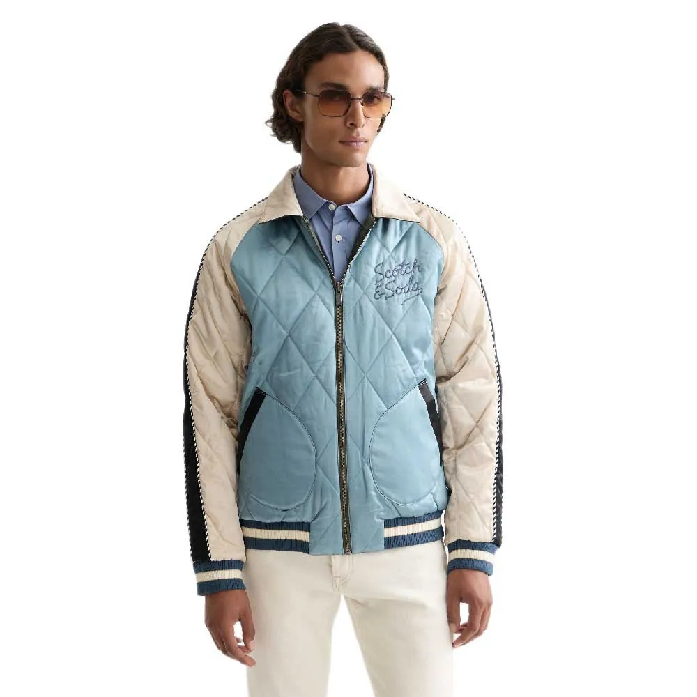 Сувенирная куртка-бомбер Scotch & Soda к 40-летию компании, синий
Сувенирная куртка-бомбер Scotch & Soda к 40-летию компании, синий