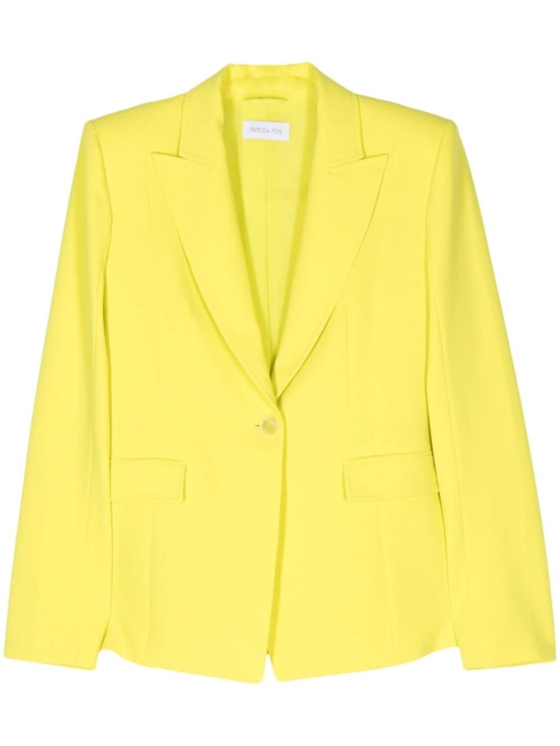 Однобортный пиджак Patrizia Pepe, желтый
Однобортный пиджак Patrizia Pepe, желтый