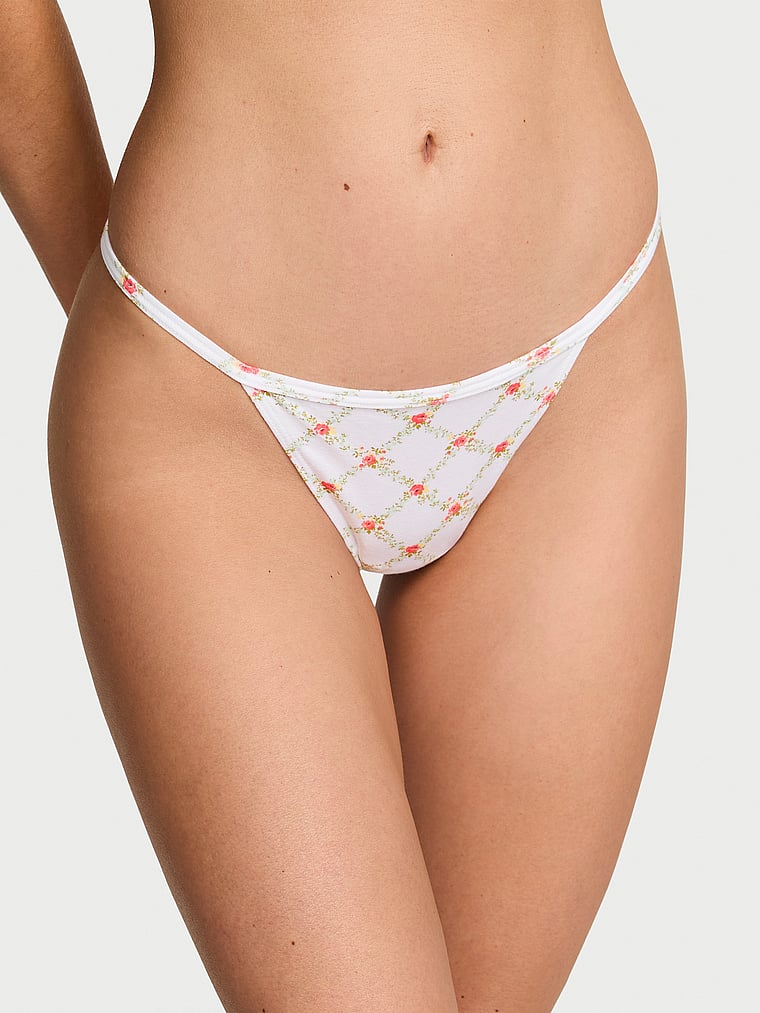 Трусики-Стринги из эластичного хлопка Victoria'S Secret, smooth white trellis
Трусики-Стринги из эластичного хлопка Victoria'S Secret, smooth white trellis
