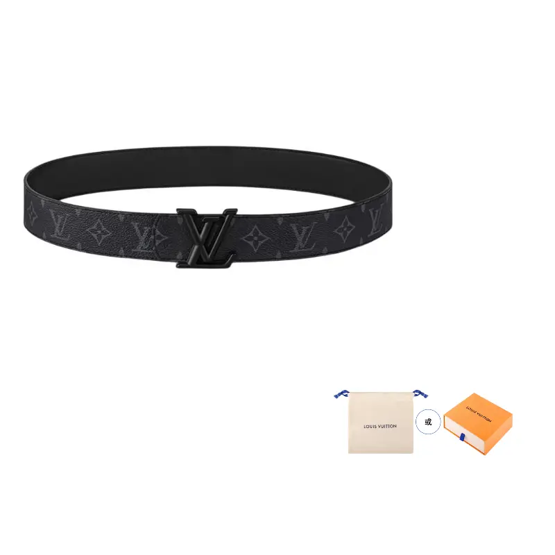 LOUIS VUITTON Ремень Lv Lv Dimension 40mm двусторонний, Black 
LOUIS VUITTON Ремень Lv Lv Dimension 40mm двусторонний, Black