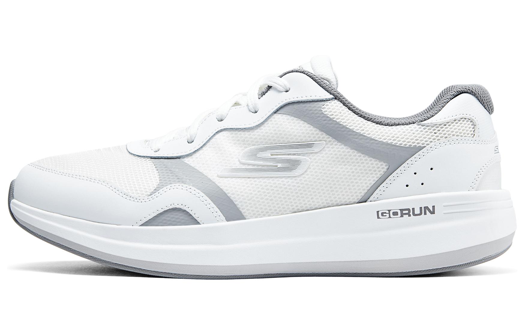 Skechers Мужские беговые кроссовки Go Run Pulse с амортизацией, износостойкие, низкие, бело-серые, цвет White Gray 
Skechers Мужские беговые кроссовки Go Run Pulse с амортизацией, износостойкие, низкие, бело-серые, цвет White Gray