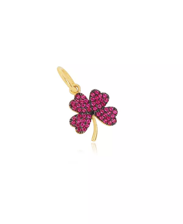 Шарм «Рубиновый клевер», 14-каратное золото The Lovery, ruby
Шарм «Рубиновый клевер», 14-каратное золото The Lovery, ruby