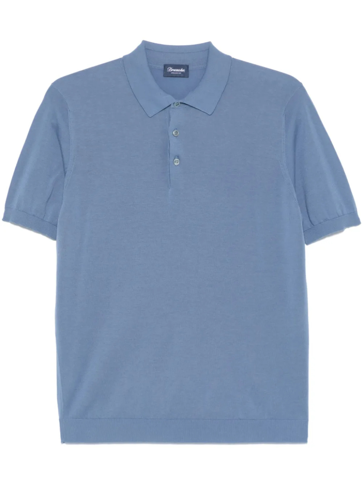Рубашка-поло из хлопка Drumohr, синий
Рубашка-поло из хлопка Drumohr, синий