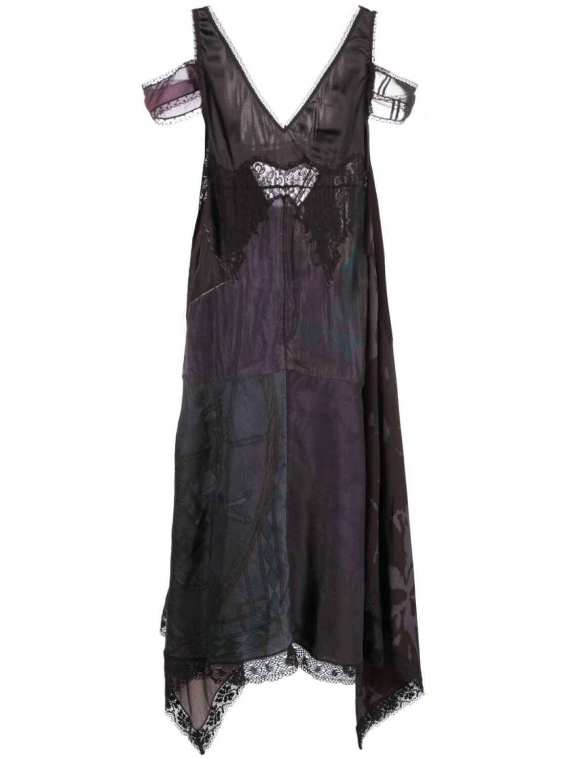 Marine Serre платье миди Regenerated в технике пэчворк, черный
Marine Serre платье миди Regenerated в технике пэчворк, черный