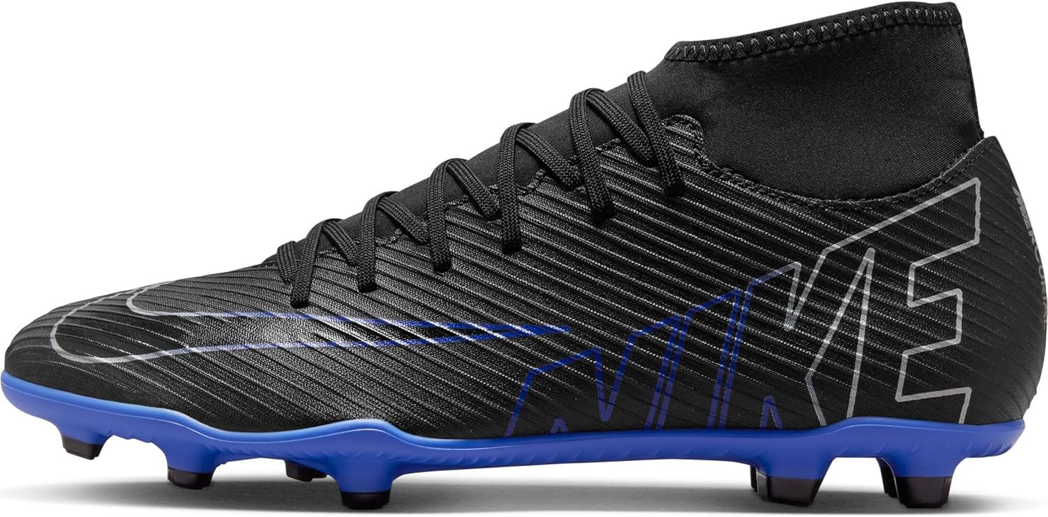 Футбольные бутсы Nike Superfly 9 Club Fg/MG для мужчин, Black Blue Black Chrome Hyper Royal
Футбольные бутсы Nike Superfly 9 Club Fg/MG для мужчин, Black Blue Black Chrome Hyper Royal