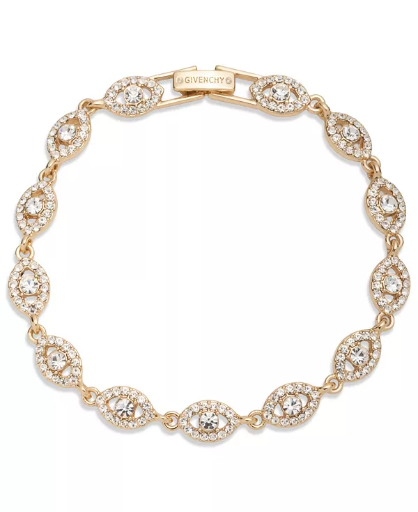 Гибкий браслет золотистого оттенка с кристаллами Givenchy, gold
Гибкий браслет золотистого оттенка с кристаллами Givenchy, gold