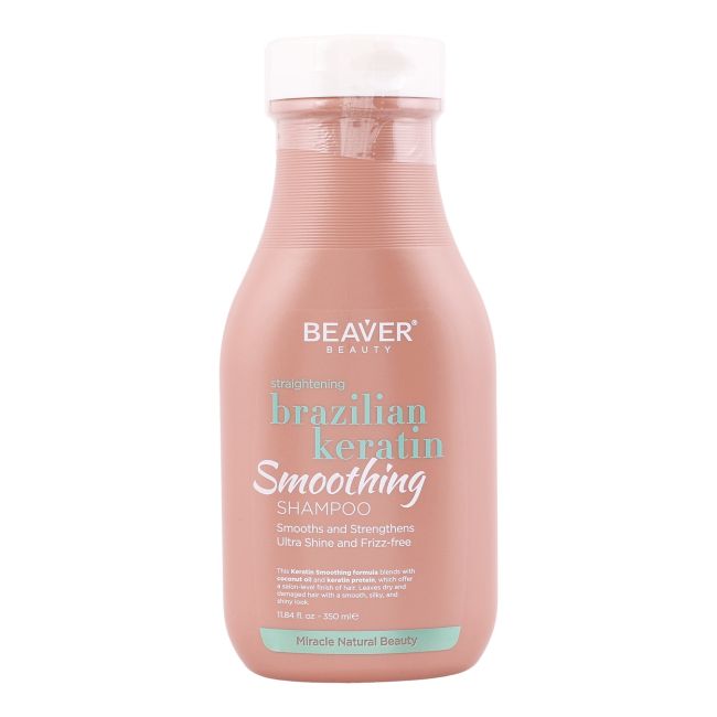 Beauty бразильский кератиновый разглаживающий шампунь для волос Beaver, 350 мл 
Beauty бразильский кератиновый разглаживающий шампунь для волос Beaver, 350 мл