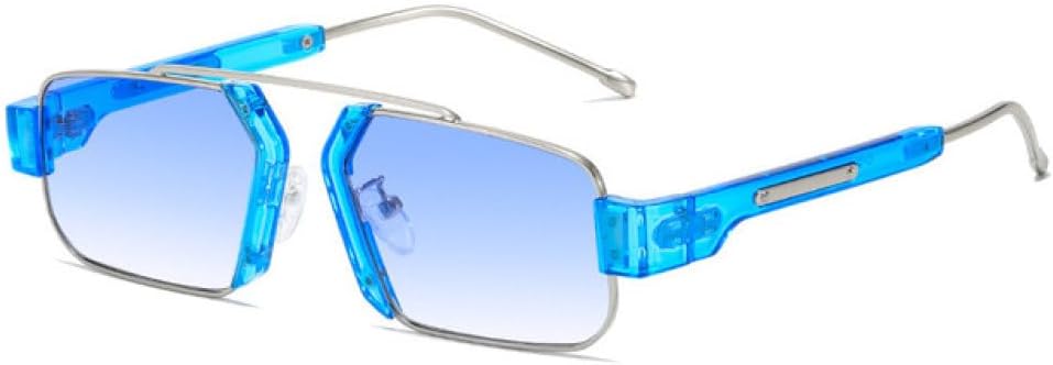 Ретро солнцезащитные очки для женщин с прозрачными линзами цвета океана, панк-очки, шестиугольные солнцезащитные очки для женщин, очки с защитой от УФ-излучения UV400 LANGSER, Blue
Ретро солнцезащитные очки для женщин с прозрачными линзами цвета океана, панк-очки, шестиугольные солнцезащитные очки для женщин, очки с защитой от УФ-излучения UV400 LANGSER, Blue