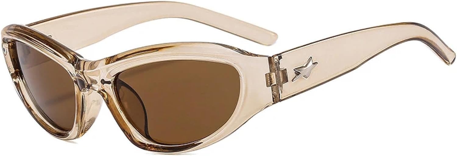 Модные солнцезащитные очки для женщин и мужчин, винтажные, роскошные, панк, для активного отдыха, спорта, велоспорта, солнцезащитные очки UV400 TKKTLLT, Champagne Brown
Модные солнцезащитные очки для женщин и мужчин, винтажные, роскошные, панк, для активного отдыха, спорта, велоспорта, солнцезащитные очки UV400 TKKTLLT, Champagne Brown