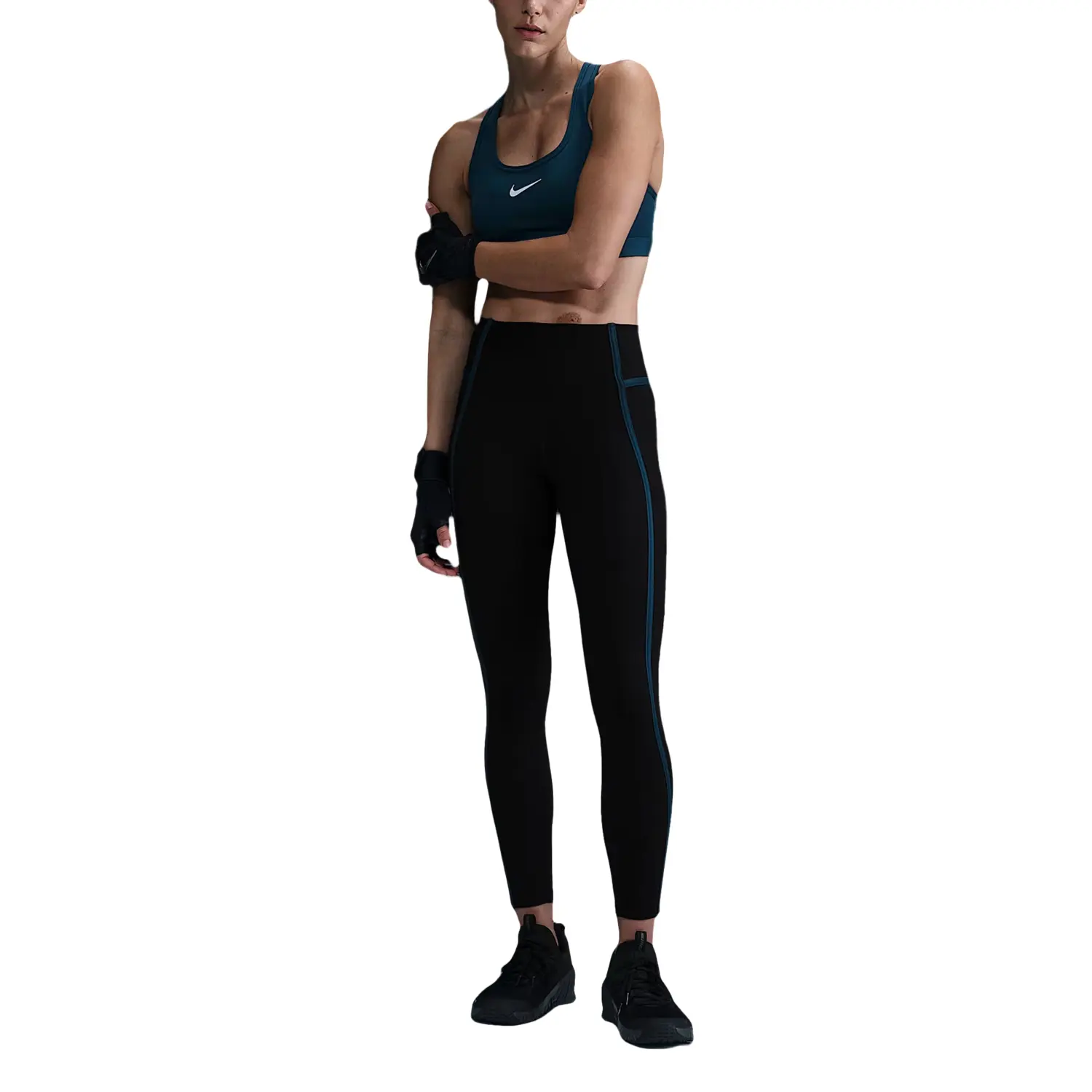 Женские леггинсы High Waisted 7/8 Nike, черный/синий
Женские леггинсы High Waisted 7/8 Nike, черный/синий