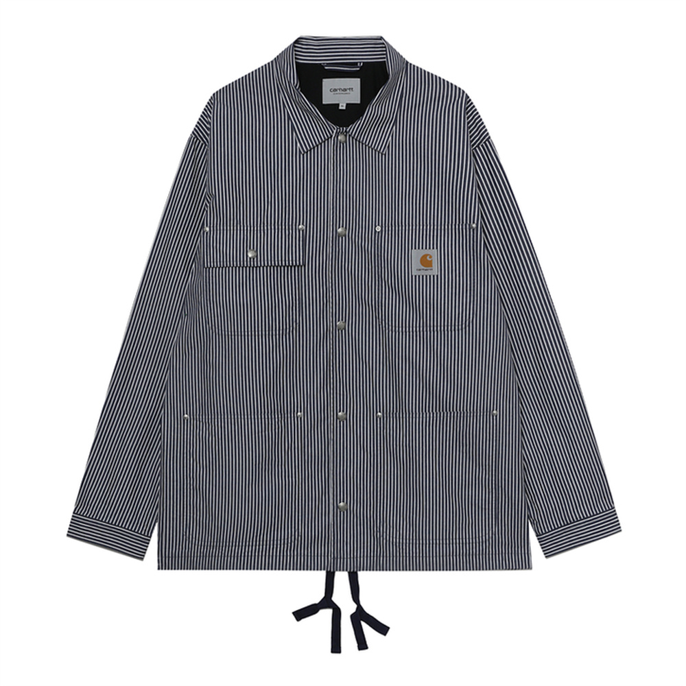 Carhartt WIP Полосатая куртка, BLA/Blue
Carhartt WIP Полосатая куртка, BLA/Blue