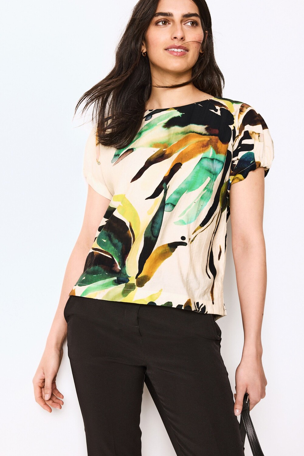 Фактурная футболка с короткими рукавами свободного кроя Next, мультиколор
Фактурная футболка с короткими рукавами свободного кроя Next, мультиколор