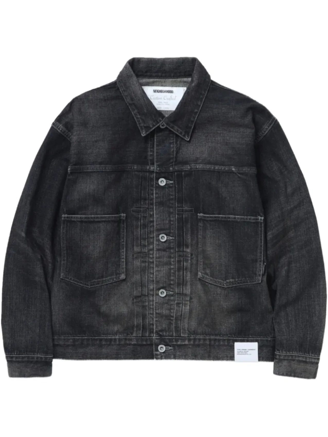 Джинсовая куртка с нашивкой-логотипом Neighborhood, черный
Джинсовая куртка с нашивкой-логотипом Neighborhood, черный