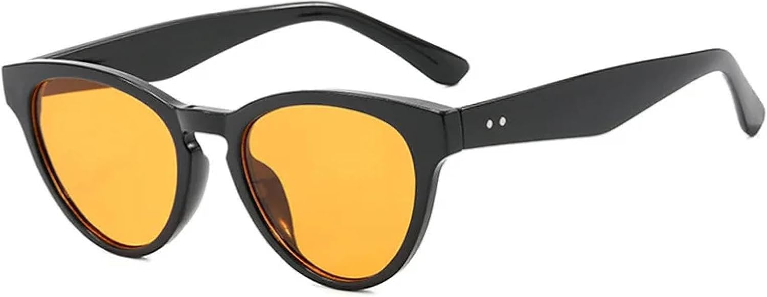 Маленькие солнцезащитные очки «кошачий глаз» для женщин, модные винтажные очки из композитного материала, стильные солнцезащитные очки класса люкс HHZZYVY, Black-orangeyellow
Маленькие солнцезащитные очки «кошачий глаз» для женщин, модные винтажные очки из композитного материала, стильные солнцезащитные очки класса люкс HHZZYVY, Black-orangeyellow