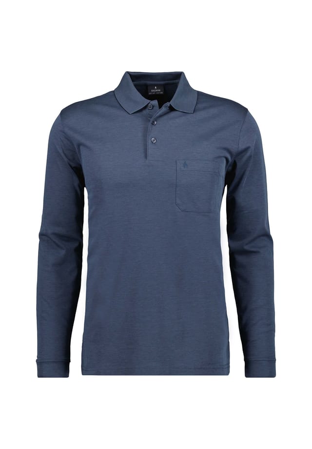 Рубашка поло с длинными рукавами - мягкий трикотаж поло с длинными рукавами хлопковая смесь планка с пуговицами простая в уходе Ragman, синий
Рубашка поло с длинными рукавами - мягкий трикотаж поло с длинными рукавами хлопковая смесь планка с пуговицами простая в уходе Ragman, синий