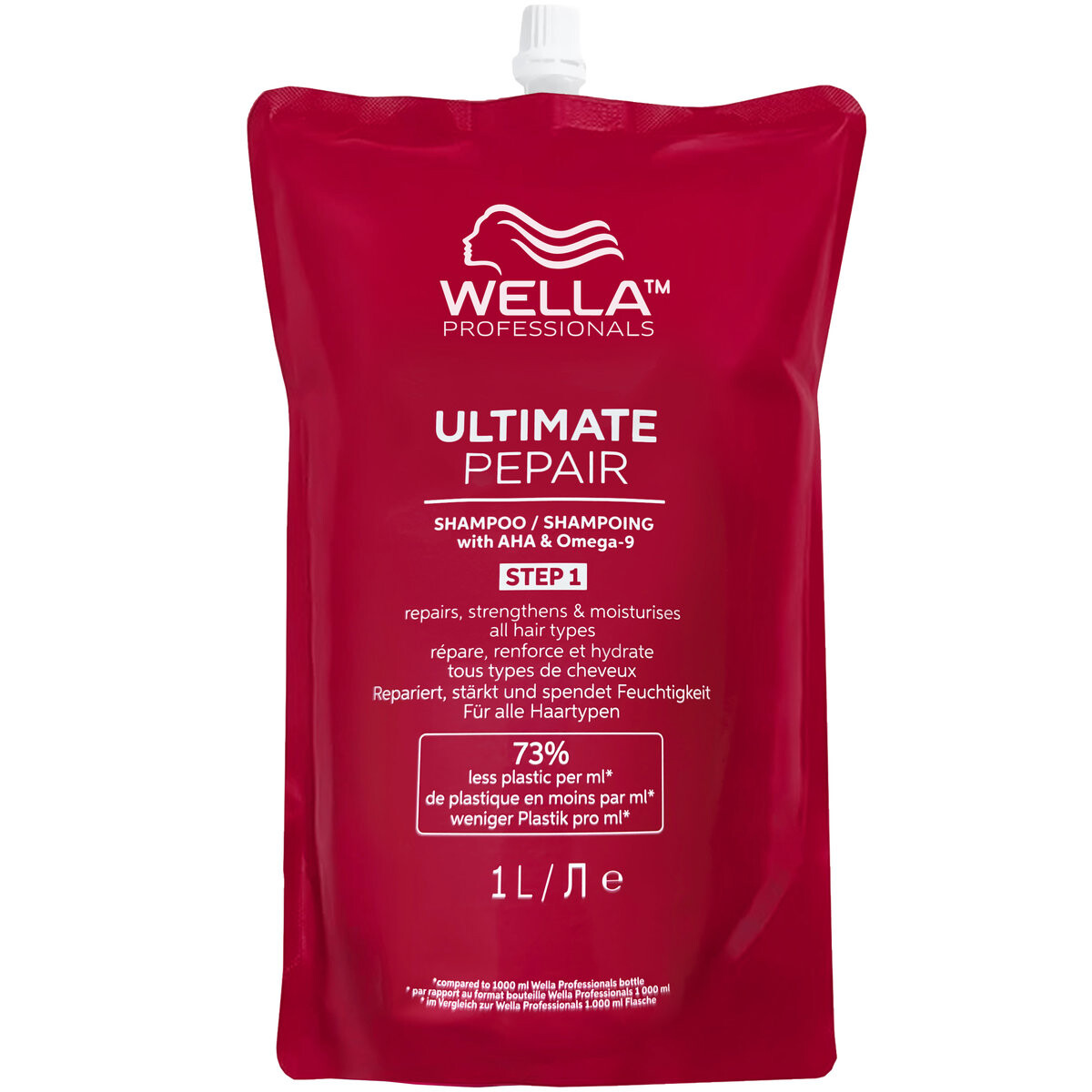 Wella Ultimate Repair Shampoo Refill, Регенерирующий шампунь для сухих и поврежденных волос, 1000мл
Wella Ultimate Repair Shampoo Refill, Регенерирующий шампунь для сухих и поврежденных волос, 1000мл