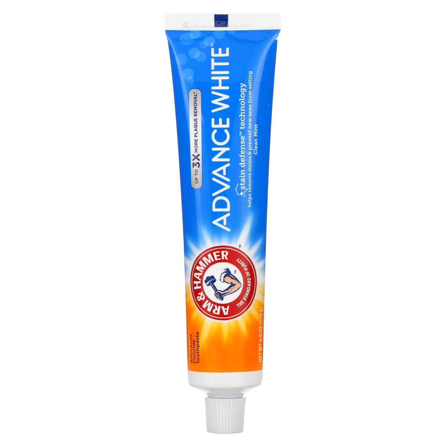 Зубная паста Arm & Hammer AdvanceWhite с фтором против кариеса, 170 г
Зубная паста Arm & Hammer AdvanceWhite с фтором против кариеса, 170 г