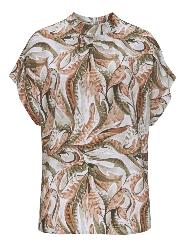 Блузка с короткими рукавами в цвете хаки и ржаво-коричневого цвета с принтом LASCANA
Блузка с короткими рукавами в цвете хаки и ржаво-коричневого цвета с принтом LASCANA