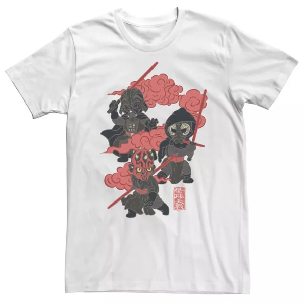 Традиционная футболка темной стороны для крупных и высоких Star Wars, белый
Традиционная футболка темной стороны для крупных и высоких Star Wars, белый