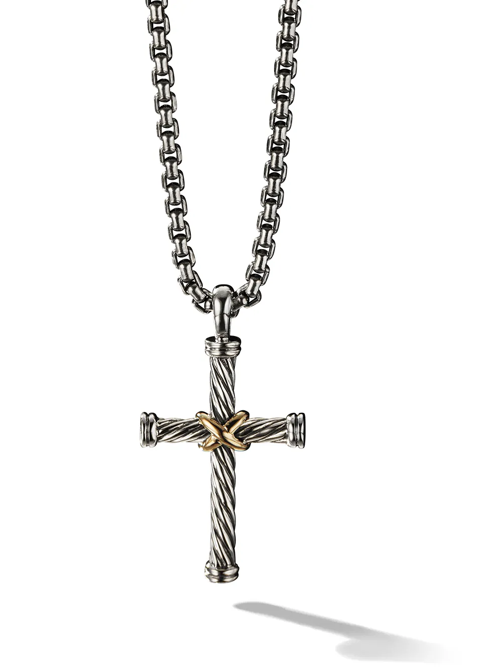 Подвеска Cable Cross из желтого золота и серебра David Yurman
Подвеска Cable Cross из желтого золота и серебра David Yurman