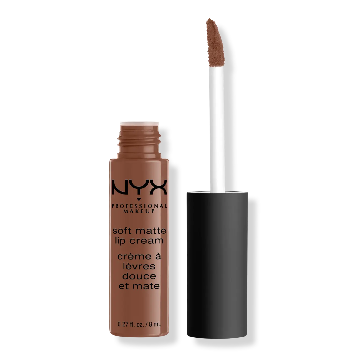 Мягкая матовая кремовая жидкая помада NYX Professional Makeup, Berlin (medium warm brown)
Мягкая матовая кремовая жидкая помада NYX Professional Makeup, Berlin (medium warm brown)
