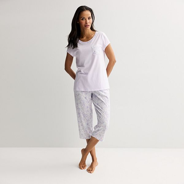 Женский комплект пижамы капри Croft & Barrow, Paisley Flourish
Женский комплект пижамы капри Croft & Barrow, Paisley Flourish