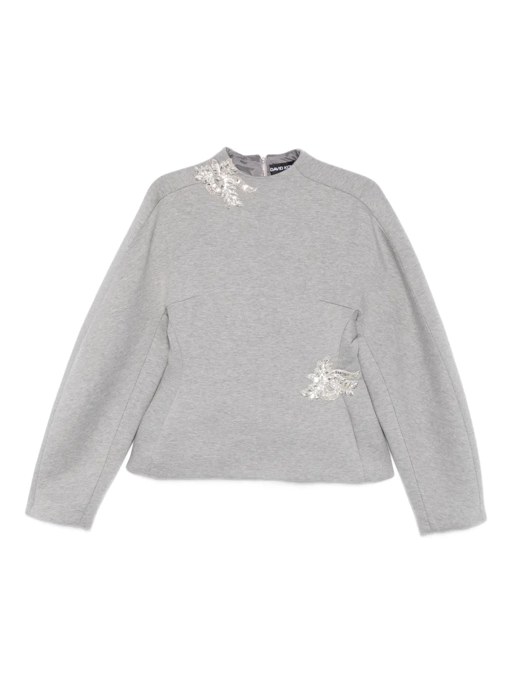 Топ с баской David Koma, серый
Топ с баской David Koma, серый