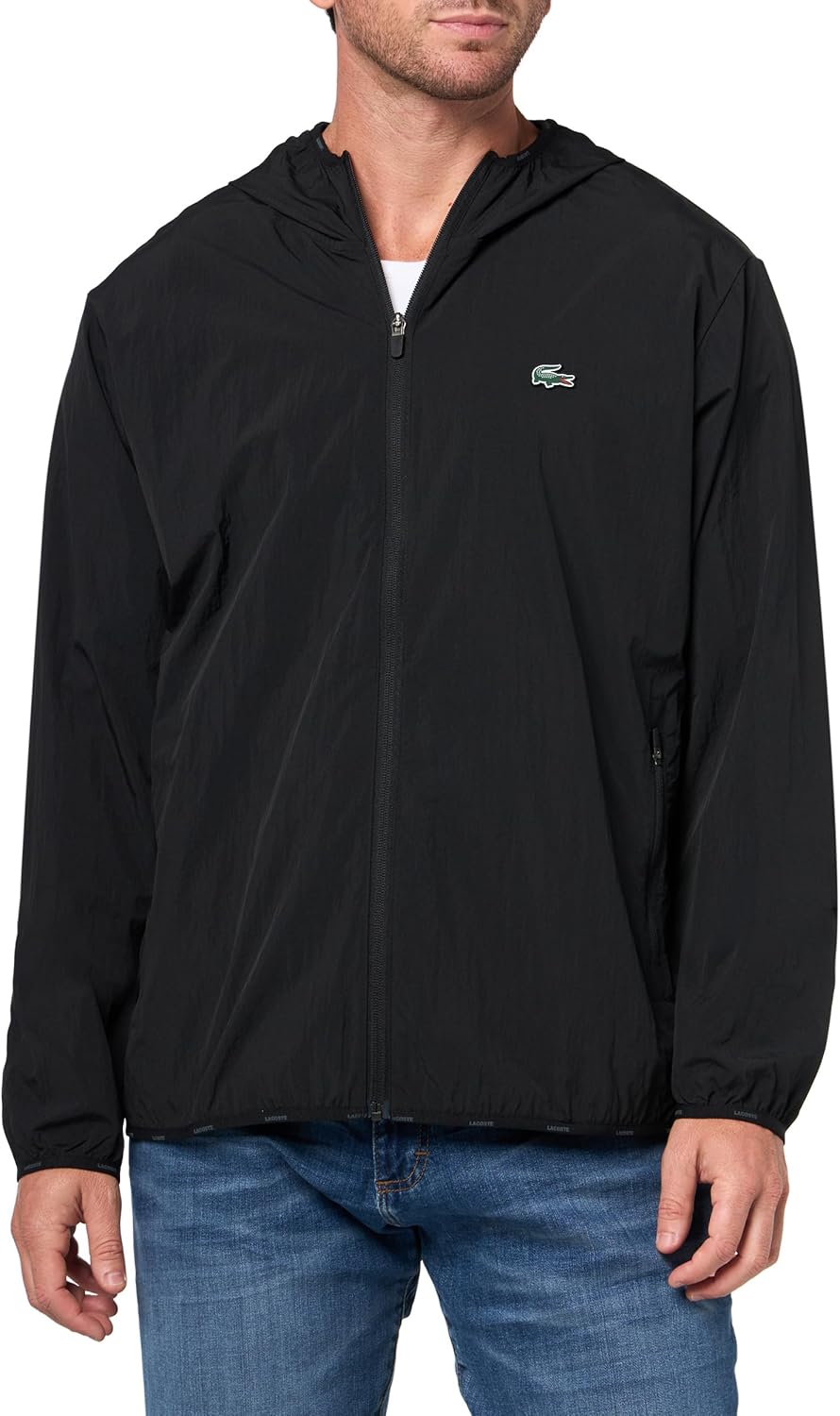 Lacoste мужская модная худи на молнии, Black
Lacoste мужская модная худи на молнии, Black