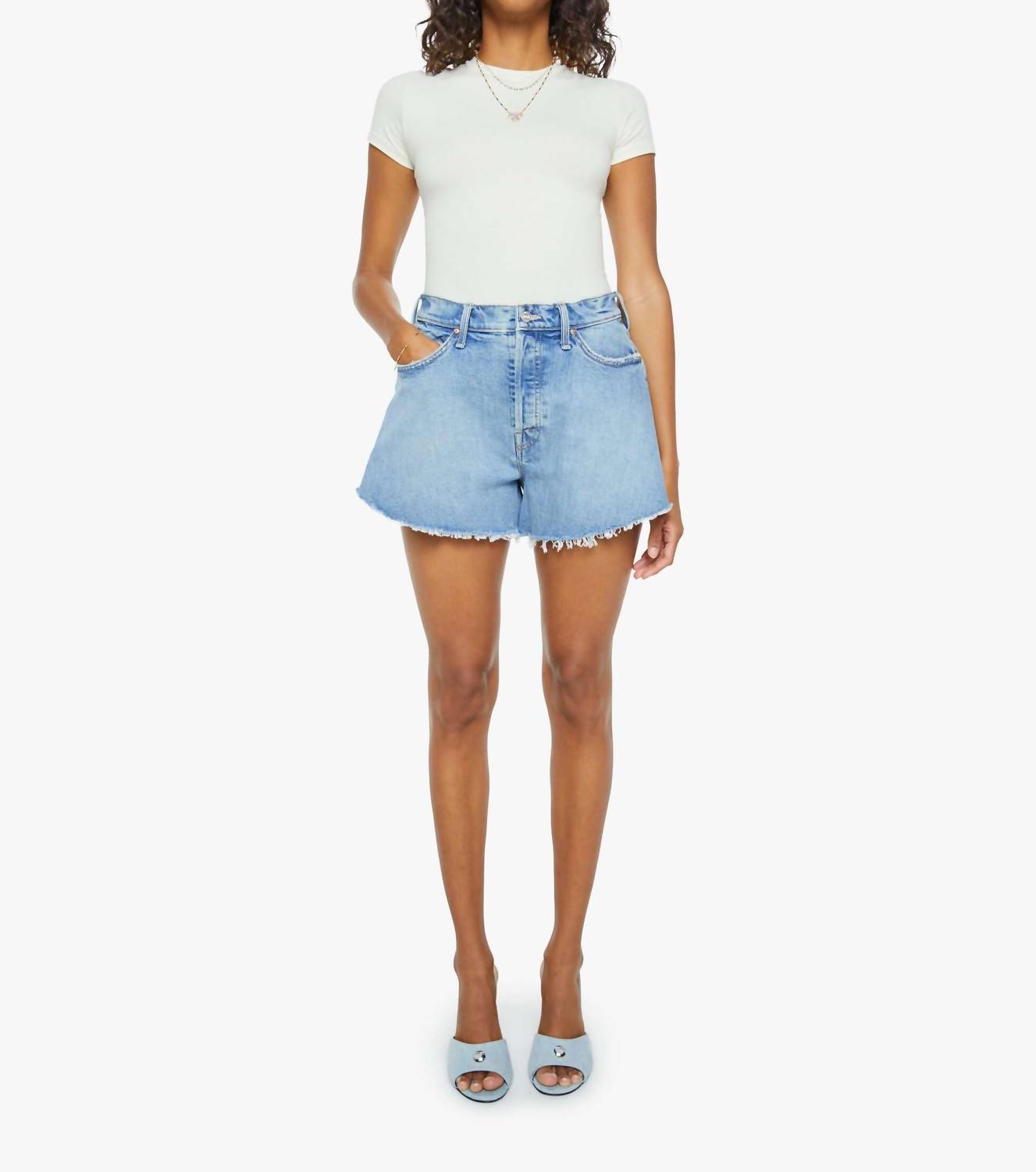 Короткие шорты с бахромой в стиле "Я признаюсь" Mother, i confess
Короткие шорты с бахромой в стиле "Я признаюсь" Mother, i confess