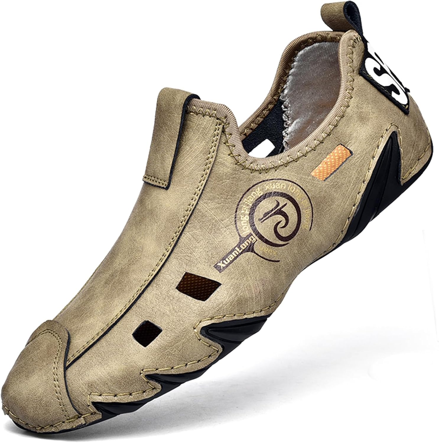 Мужские мягкие кожаные туфли для вождения, слипоны, повседневная обувь, удобные дышащие ходовые туфли для мужчин Abborora, хаки
Мужские мягкие кожаные туфли для вождения, слипоны, повседневная обувь, удобные дышащие ходовые туфли для мужчин Abborora, хаки