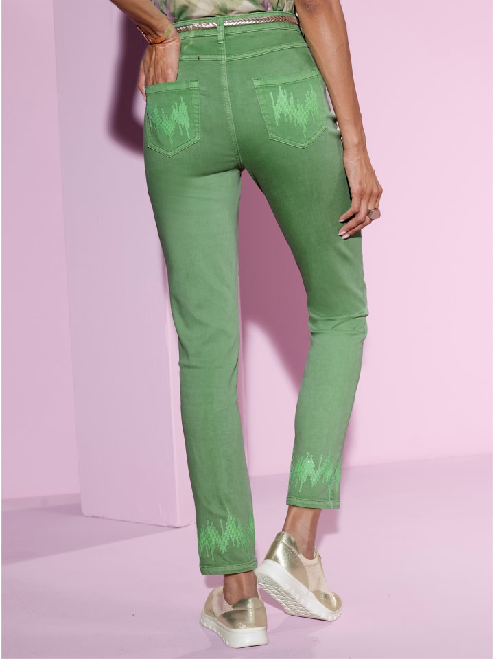 Брюки с пятью карманами цвета яблока creation L
Брюки с пятью карманами цвета яблока creation L