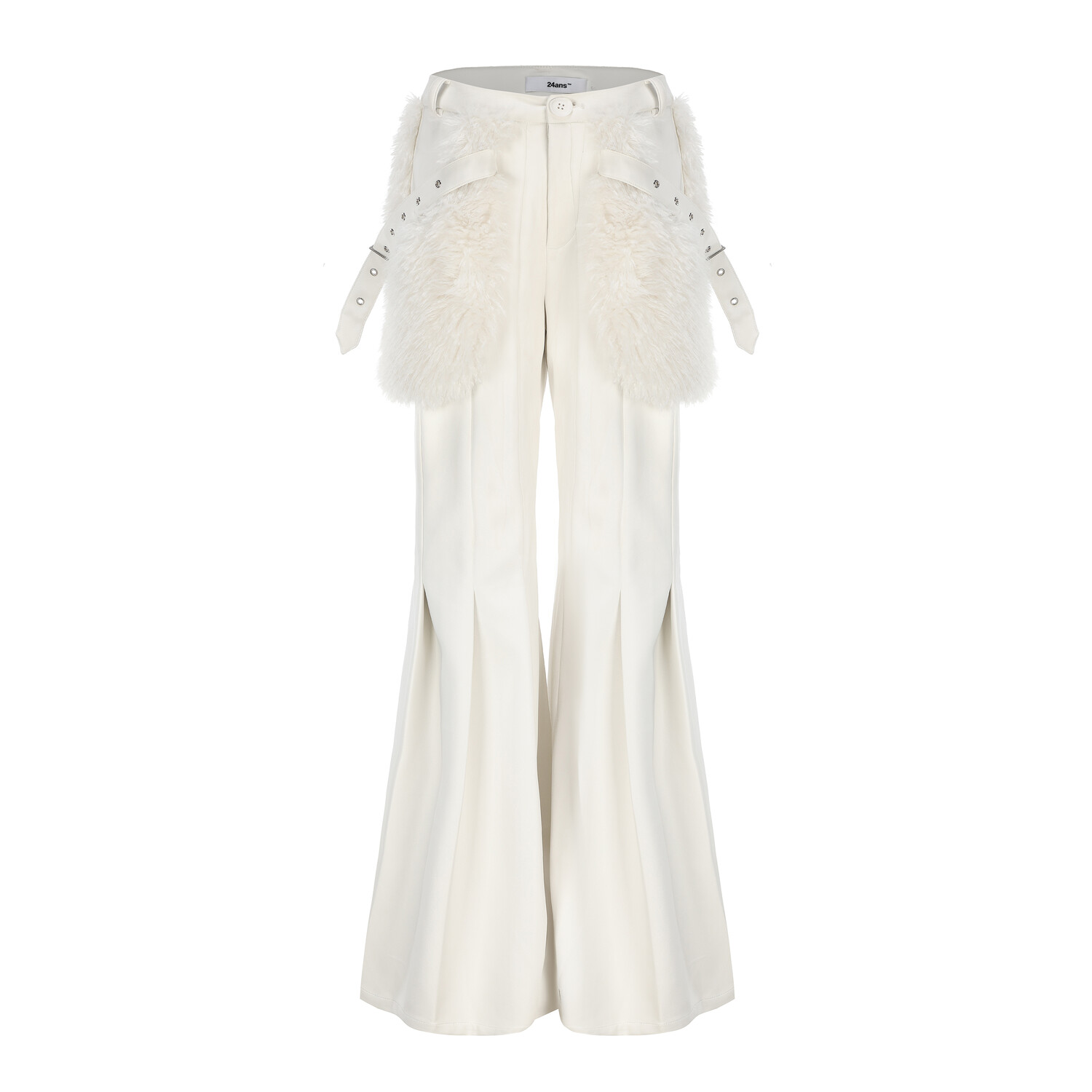 24Ans Женские кожаные брюки, Белый
24Ans Женские кожаные брюки, Белый