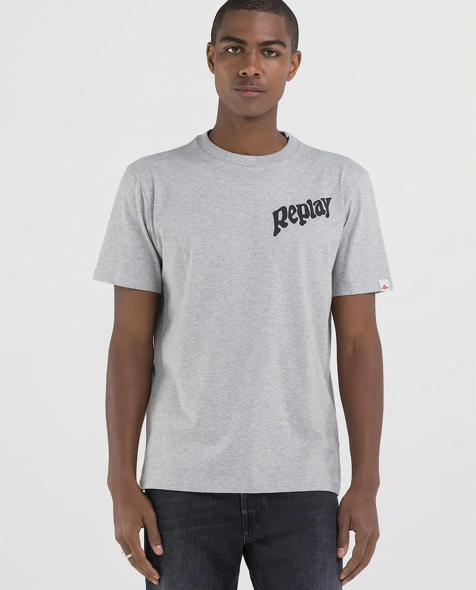 Футболка мужская с короткими рукавами и круглым вырезом Replay, серый
Футболка мужская с короткими рукавами и круглым вырезом Replay, серый