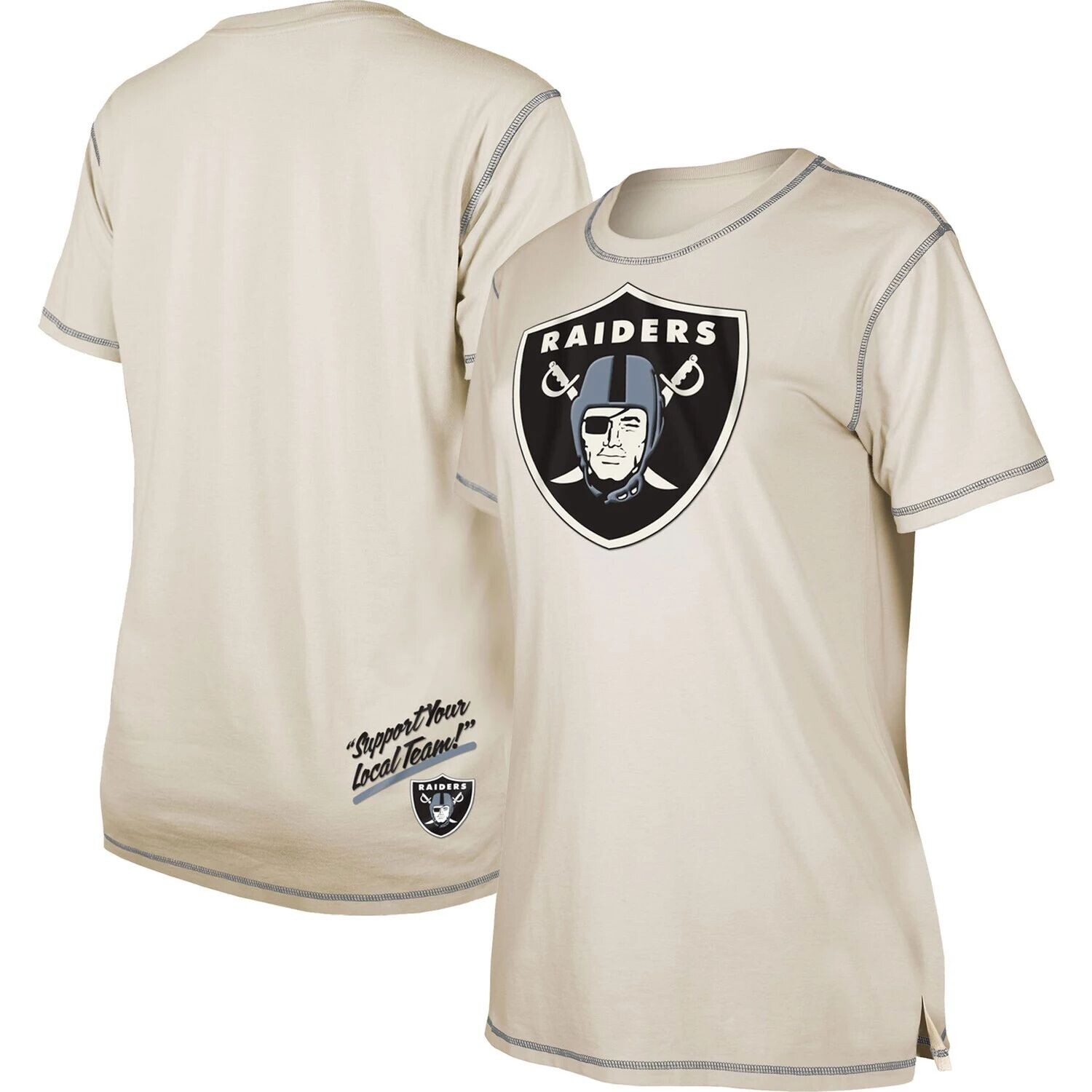 Женская кремовая футболка с разрезом New Era Las Vegas Raiders New Era, Бежевый, Женская кремовая футболка с разрезом New Era Las Vegas Raiders New Era
Женская кремовая футболка с разрезом New Era Las Vegas Raiders New Era, Бежевый, Женская кремовая футболка с разрезом New Era Las Vegas Raiders New Era