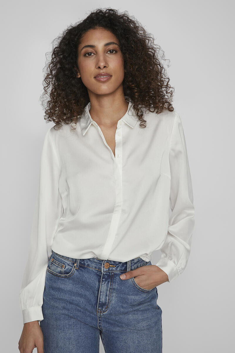 Атласная рубашка Vila, белый
Атласная рубашка Vila, белый